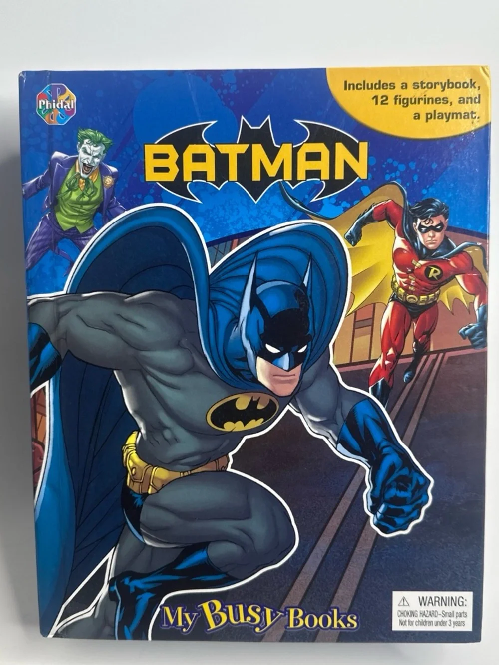 Batman My Busy Books 12 Figures Playmat Phidal DC Comics